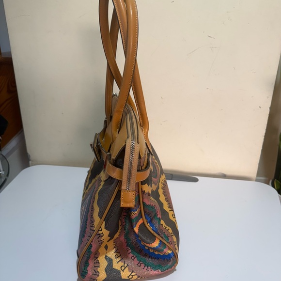 Ripani genuine leather cute satchel - beauty like new! Italian - Picture 4 of 16